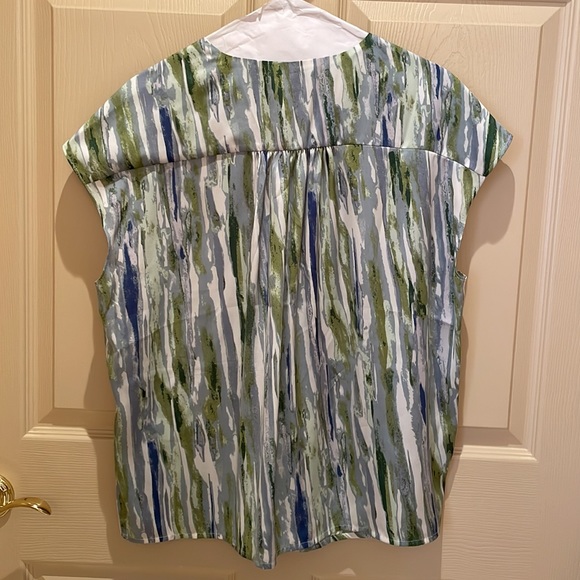 BNWT Banana Republic top, V neck, silky feel size L - Picture 2 of 7